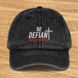 Be Defiant, Defeat Cancer, Black Hat