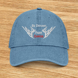 Be Defiant, Fight Cancer, Blue Hat