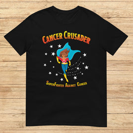 Cancer Crusader Female-Dark, T-Shirt