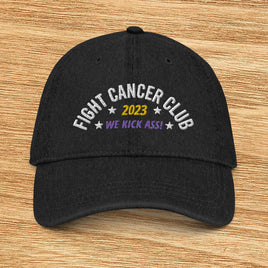 Fight Cancer Club, Denim Hat