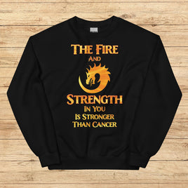 Fire and Strength, Black Sweatshirt