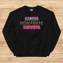 Cancer Survivor, Black Sweatshirt